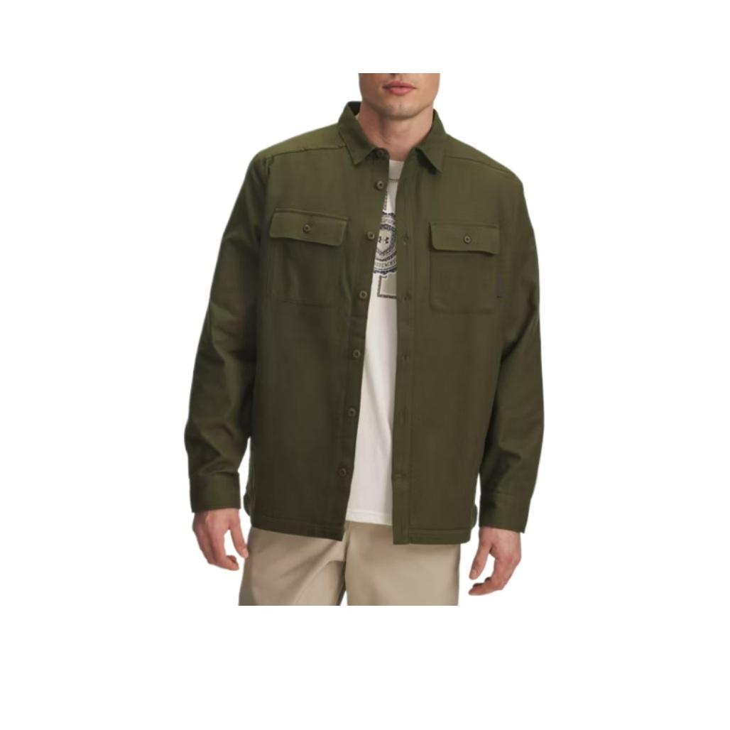 

Under Armour Стильная Удобная Однотонная Рубашка с Длинным Рукавом Мужские рубашки 1387000-308 XL