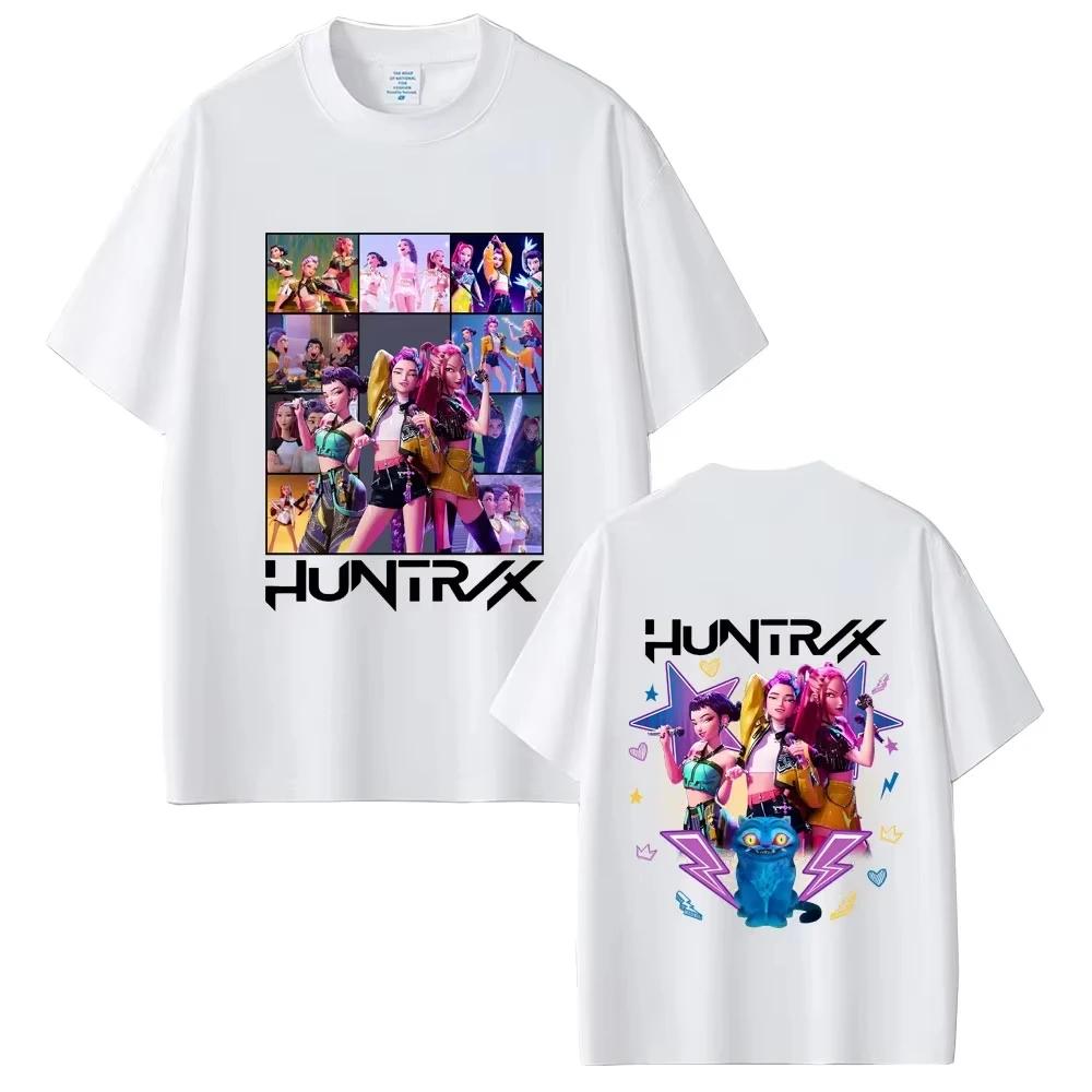 Kpop Demon Hunters T Shirt Rumi Mira Zoey T-shirt Derpy Tiger T-shirts Men Women Fashion Cartoon T Shirt Male Casual Tees