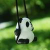 Auto Interior Pendant Cute Anime Panda Car Pendant Auto Rearview Mirror Pendant Hanging Ornaments Swinging Doll Car Decoraction