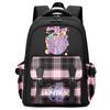 Anime Cartoon K-Pop Printed Large Capacity Backpack for Teenger Student Girl Boy Schoolbag Bookbag Women Waterproof Travel Bag Mochila Kid Gift
