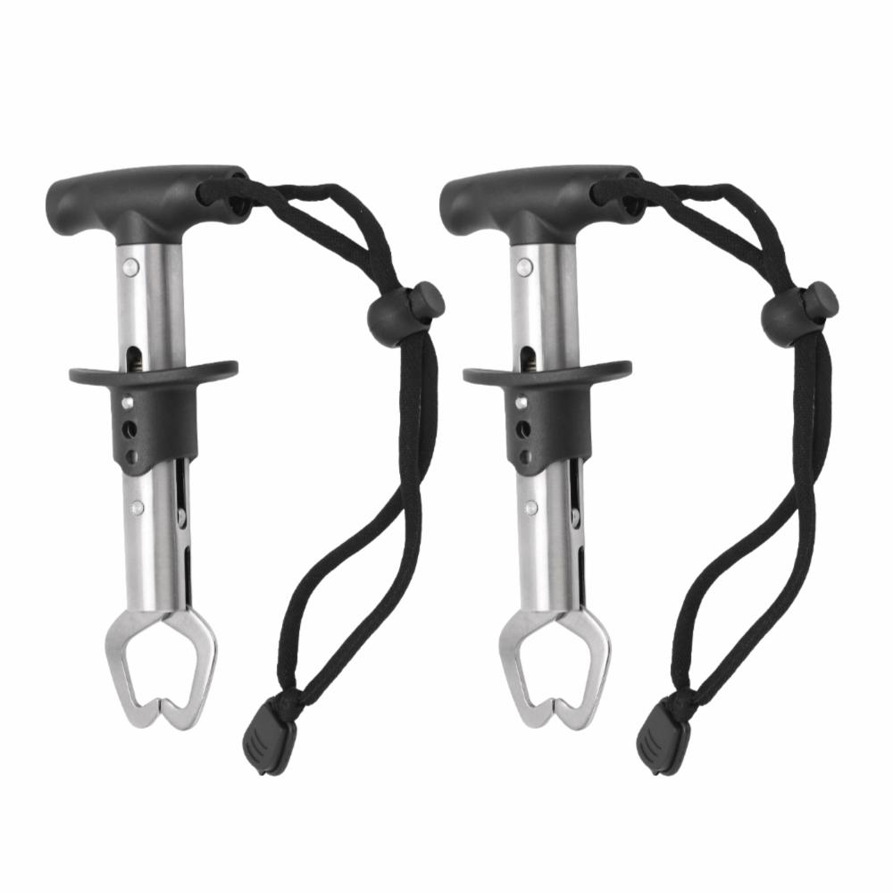 2PCS Stainless Steel Fish Pliers 16cm Fish Clamp Portable Fish Grip  Freshwater Use