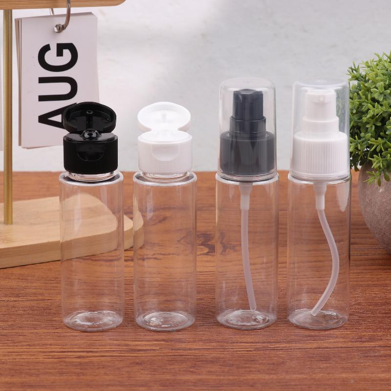 11 Stück/Set Reiseflaschen-Set Nachfüllbare Flasche Weiches Haustier-Lotion-Shampoo-Behälter Quetschflasche Leere Flasche