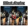 Reflective Design Reflective Keychain Safety Pendant Keychain  Backpack Accessories