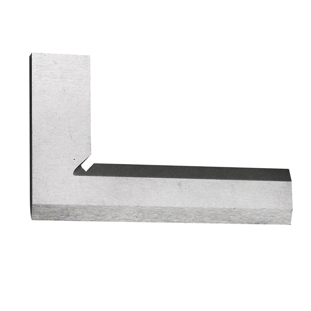 

Try Square Ruler Stainless Steel Woodworking Tool Right Angle Machinist Square for Precise Layout and Cutting серебряный