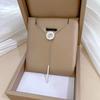 Real Gold Cold Necklace In The E-Commerce Good Goods Furnace, Women'S Collarbone Chain With Jewelry