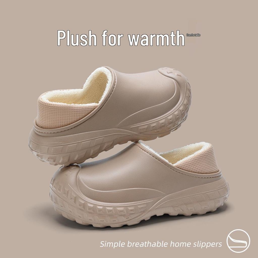 Lidani Non-Slip Waterproof Cotton Slippers for Nurses and Doctors - Unisex Winter Indoor Shoes
