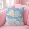 Kawaii Cartoon Mamegoma anime   Cushion Cover Inches Farmhouse Decor Home Throw Pillow Covers for Couch Decorations