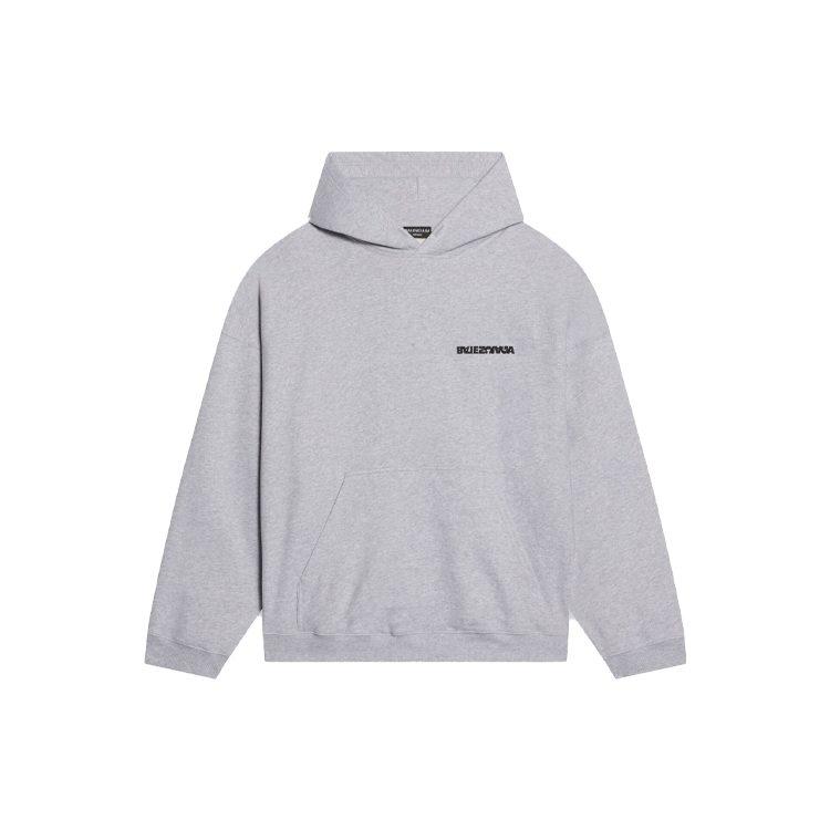 Balenciaga Sweatshirt Loose Fit Men's Gray 674986TLVB41167