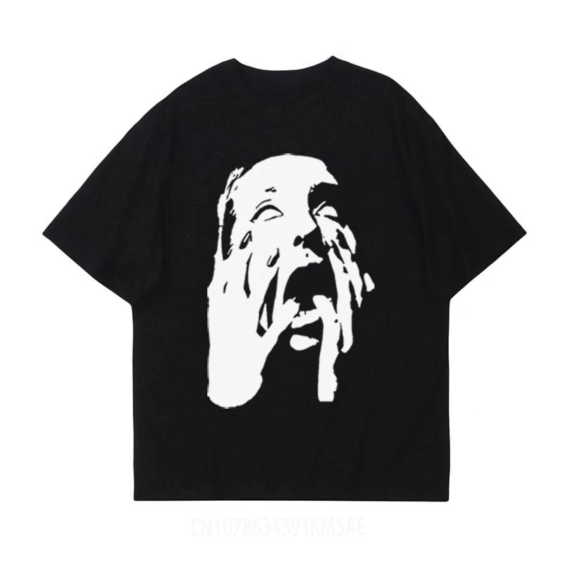 

Grunge Hip Hop Harajuku Graphic Print Cotton T-shirt Rock Goth Streetwear Short Sleeve T-shirt Punk Oversized Top Casual Tee ... 5XL різнокольоровий