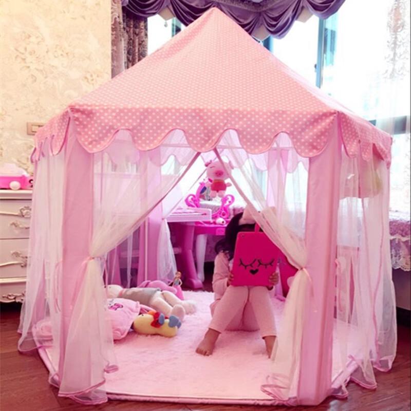 ZISIZ Kids Indoor Hexagonal Play Tent