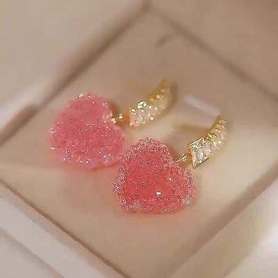 Needle Heart Sugar Earrings
