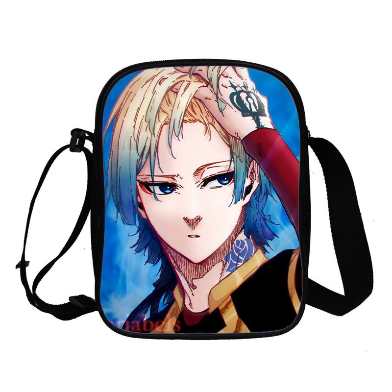 Neue Blaue Gefängnis Animation Peripherie 3D Vollfarbdruck Tragbare Umhängetasche Teenager Crossbody Tasche