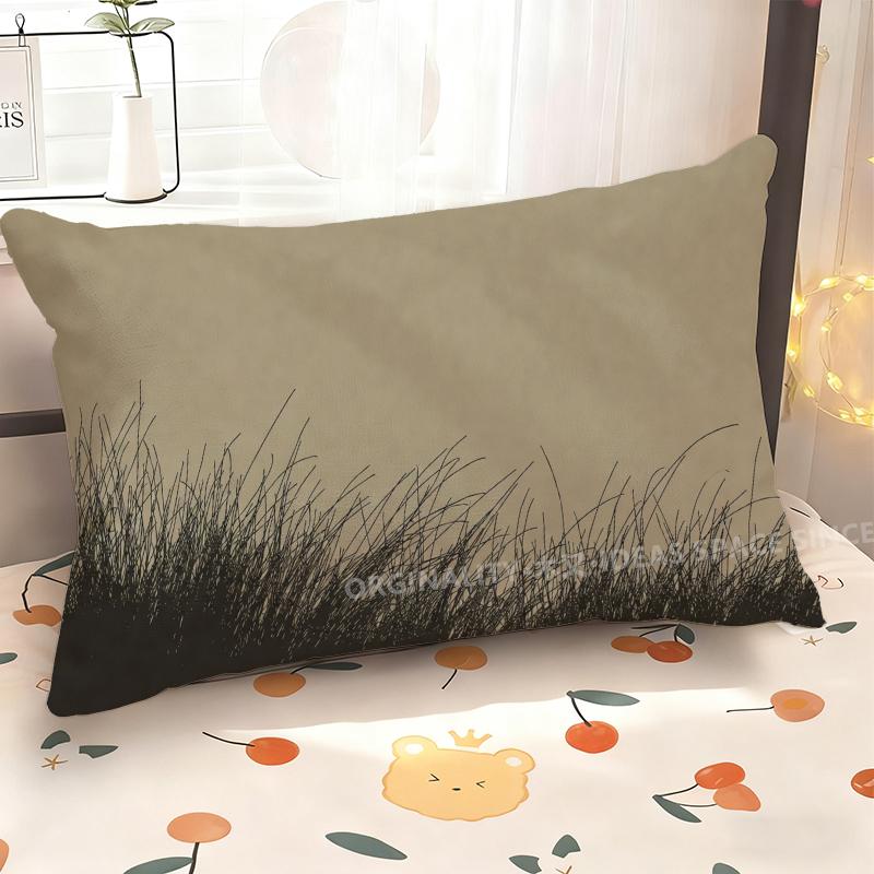Abstract Grassland Pattern Pillowcase Suitable For Sofa Bedroom Car Pillow Cover Cushion Rectangular Back Cushion