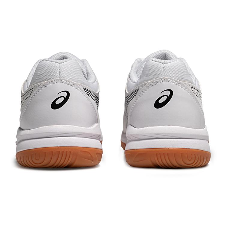 Asics Gel-Renma Synthetic Leather Comfortable Versatile Support Low-Top Badminton Shoes Unisex Shoes White 1073A086-100