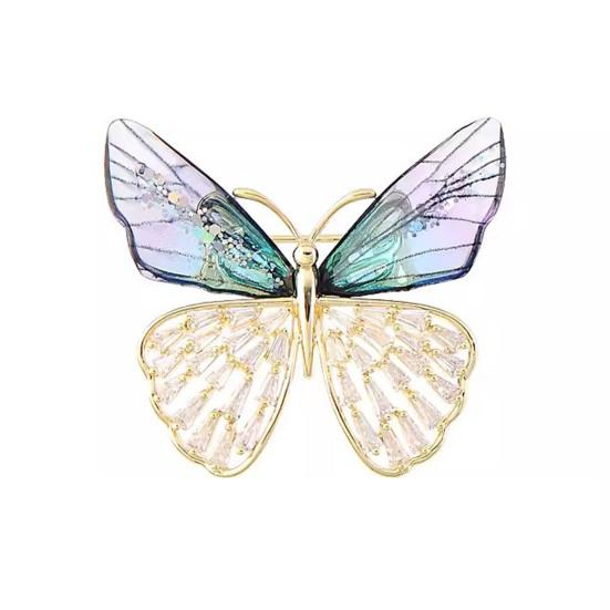 Rhinestone Brooch Sparkly Bird Butterfly Leaves Lapel Pin Women Sunflower Brooch Pin for Sweaters Hats Coats Scarves