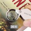 Pocket Jewelry Loupe 30x 21mm Jewelers Loop Eye Magnifying Glass Foldable Magnifier