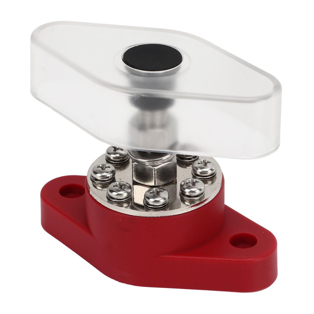 Power Distribution Block 8 Terminal 3 8in Stud DC48V 180A Universal Battery Bus Bar for Marine RV Boat