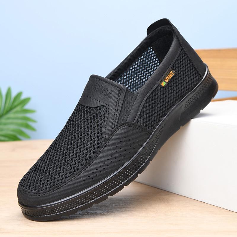 Men's Summer Casual Mesh Slip-On Shoes - Breathable, Soft Sole, Comfortable for All-Day Wear