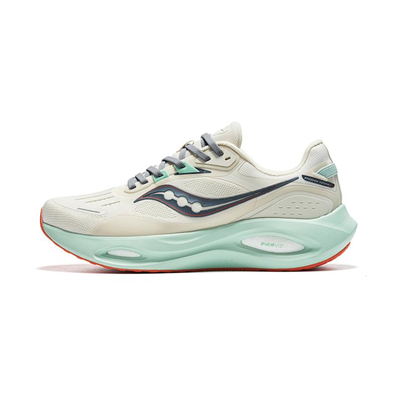 

Saucony Phoenix Inferno Firebird 3 Cushioning Low top Training Sprint Running Shoes Unisex Beige Gray green Saucony S28227-2 37.5