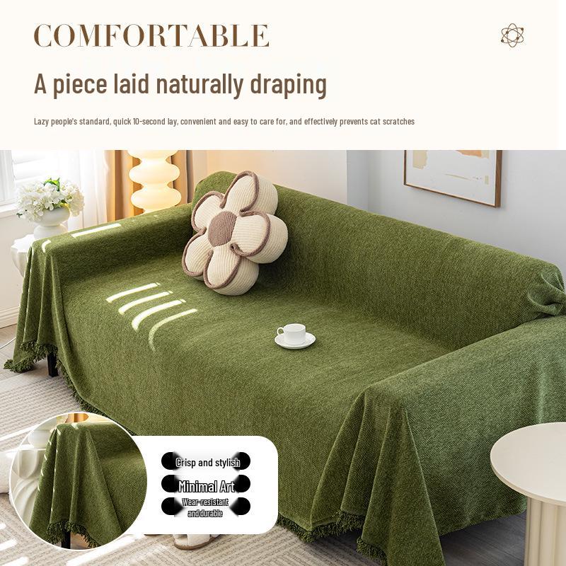 Luxurious Chenille Sofa Cushion: 2025 Non-Slip, Year-Round Comfort & Style