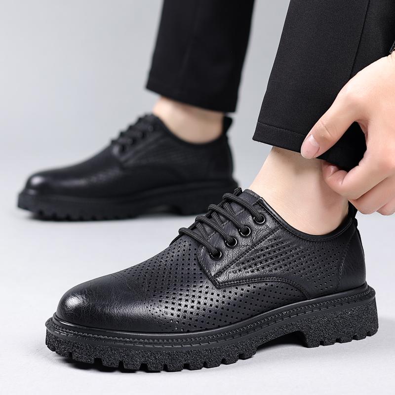Summer Leather Casual Shoes Men Design Sneakers Man Comfortable genuine Leather Shoes Men Moccasins Driving shoes men footwear