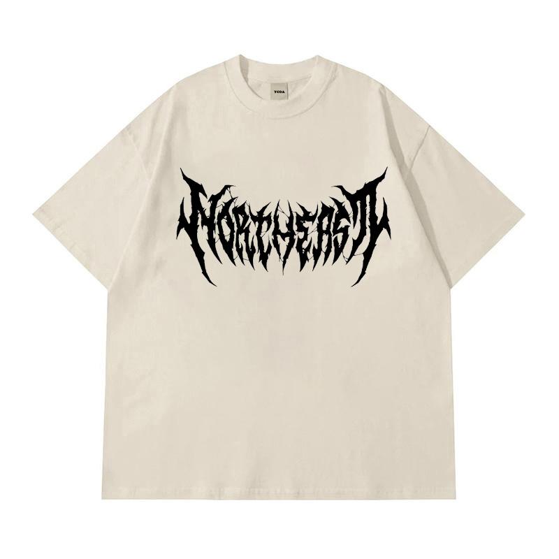 Herren Grafik T-Shirts Kurzarm T-Shirts Tops Oversized Vintage Streetwear Gothic Harajuku Koreanische Mode Sommer Y2k Kleidung