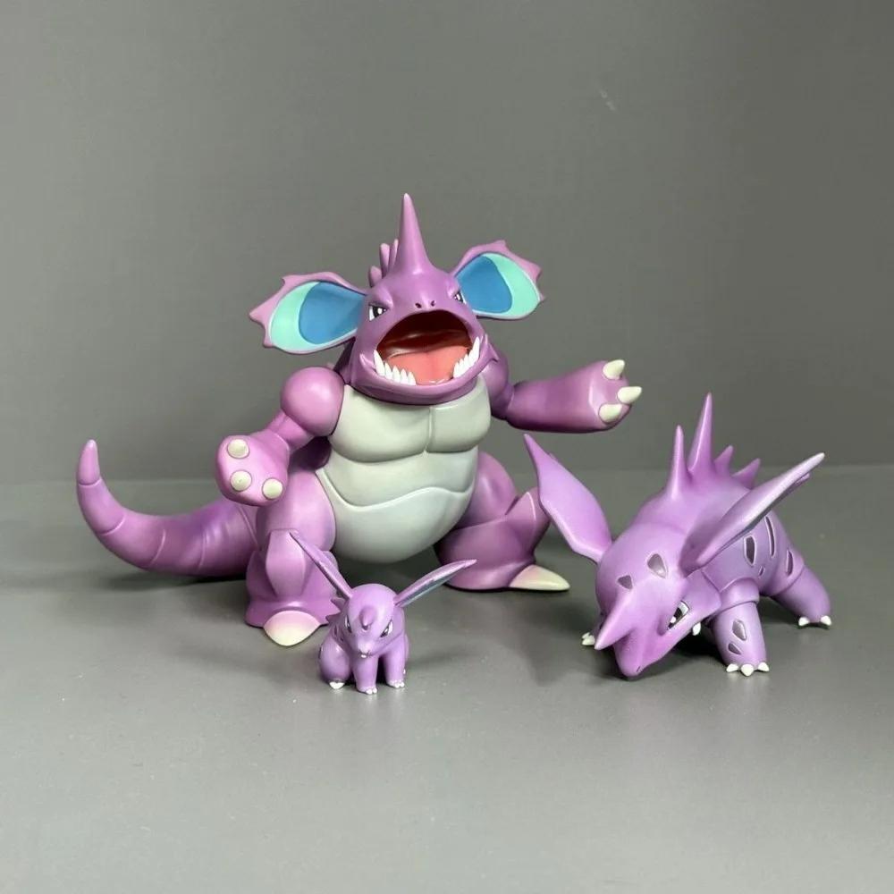 2-6cm Anime Pokemon Figure Nidoqueen and Nidoking Action Figures Pvc Collection Model Toys for Children Beautiful Gifts