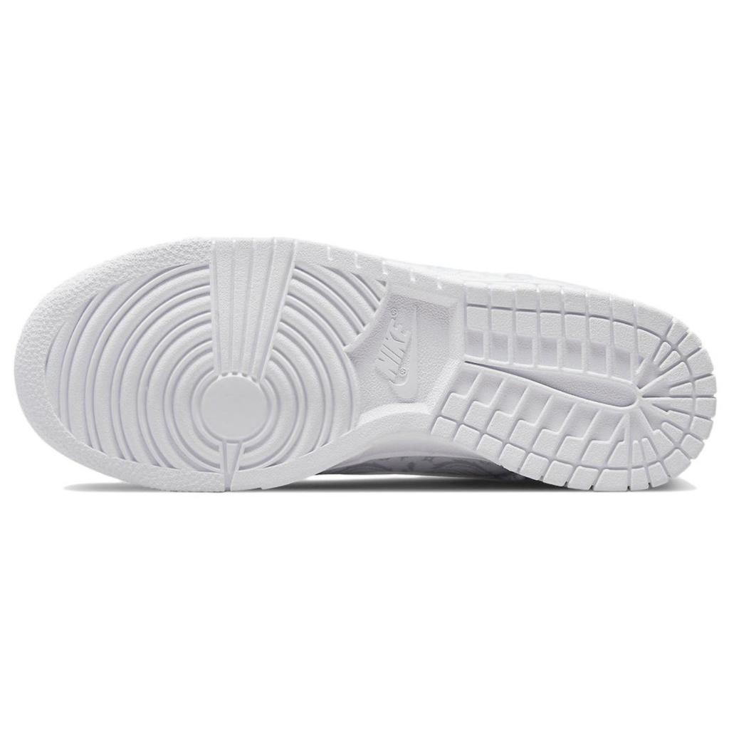 Nike Dunk Low White Paisley Women's Skate Shoes Sneakers DJ9955-100