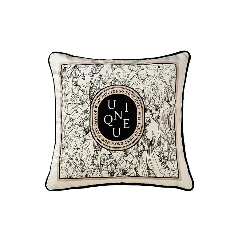 Farmhouse Throw Pillow Cover, Rustic Decorative Country Roads, Cushion Case, Home Decor for Sofa Couch, Square Velvet, Luxury
