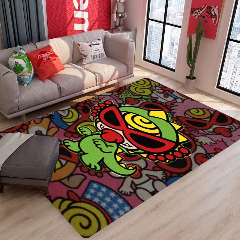 Japan Fashion H-hysteric Mini Carpet Floor Mat Bathroom Kid Room Bedroom Decoration Balcony Anti-Slip Doormat Living Room Rugs