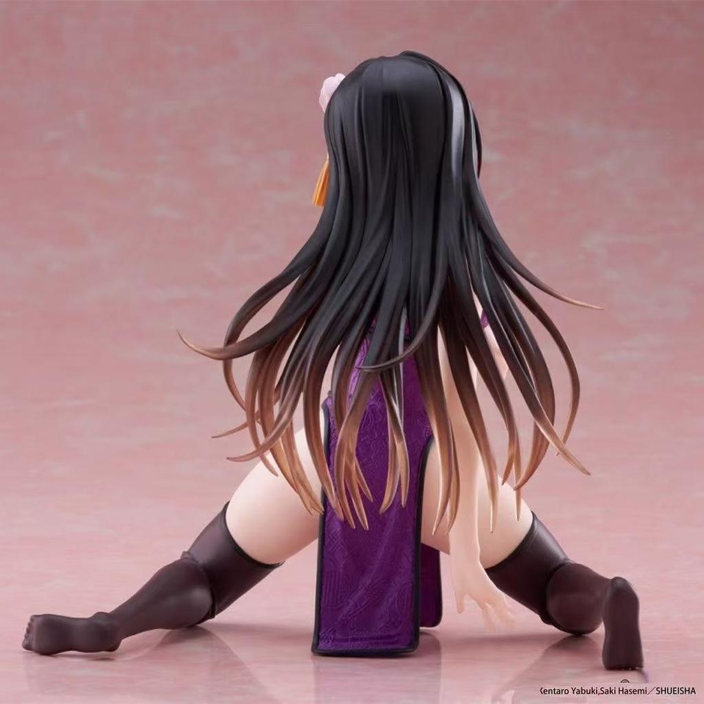 To LOVE Darkness Yui Furutegawa  Anime Rabbit Angel Girl Qipao Cute Act Girlfriend 5.9Inch/14cm Sit PVC WFavorite Toys Gifts
