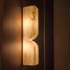 Minimalist All-Copper Marble Wall Lamp - Luxury Design for Living Room or Bedroom