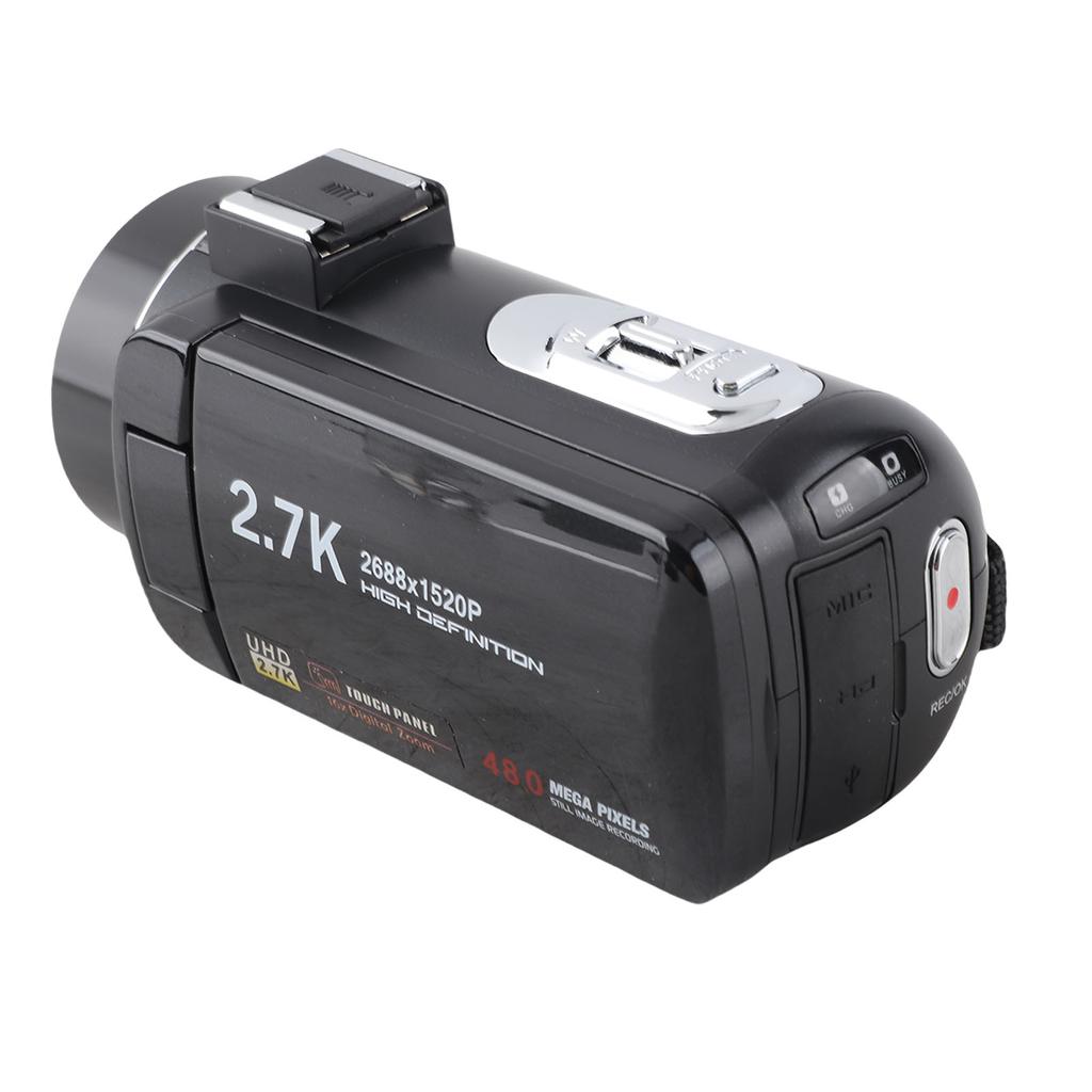 Video Camera Camcorder 2.7K Digital Camera Recorder 48MP 3.0 Inch Rotation TFT Screen 16X Digital Zoom Camcorder Camera
