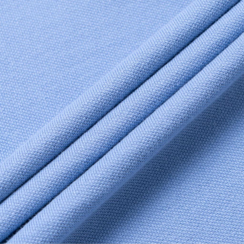 Polo Ralph Lauren Solid Color Logo Embroidered Straight Fit Short Sleeve Polo Shirt Men Tops Light-Blue 710534735-439