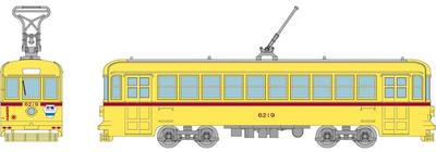TOMYTEC Eisenbahn-Sammlung Tetsuro Tokioter Verkehrsamt Baureihe 6000 Wagen 6219 Diorama-Zubehör 336419