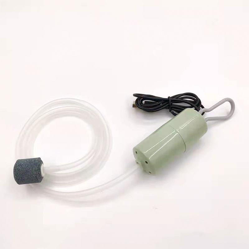 Portable USB Aquarium Air Pump:Mini Oxygenator for Fish Tanks and Aquatic Accessories
