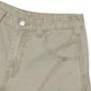Painted Double Knee Shorts   Washed Beige