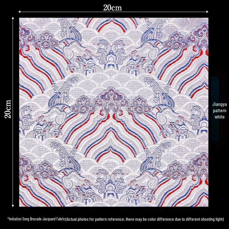 Retalhos de Tecido Brocado Jacquard Estilo Chinês para Sachê DIY e Artesanato