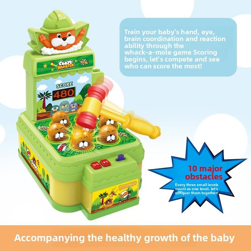 Electric Whac A Mole Game For Kids With Score And Interactive Play