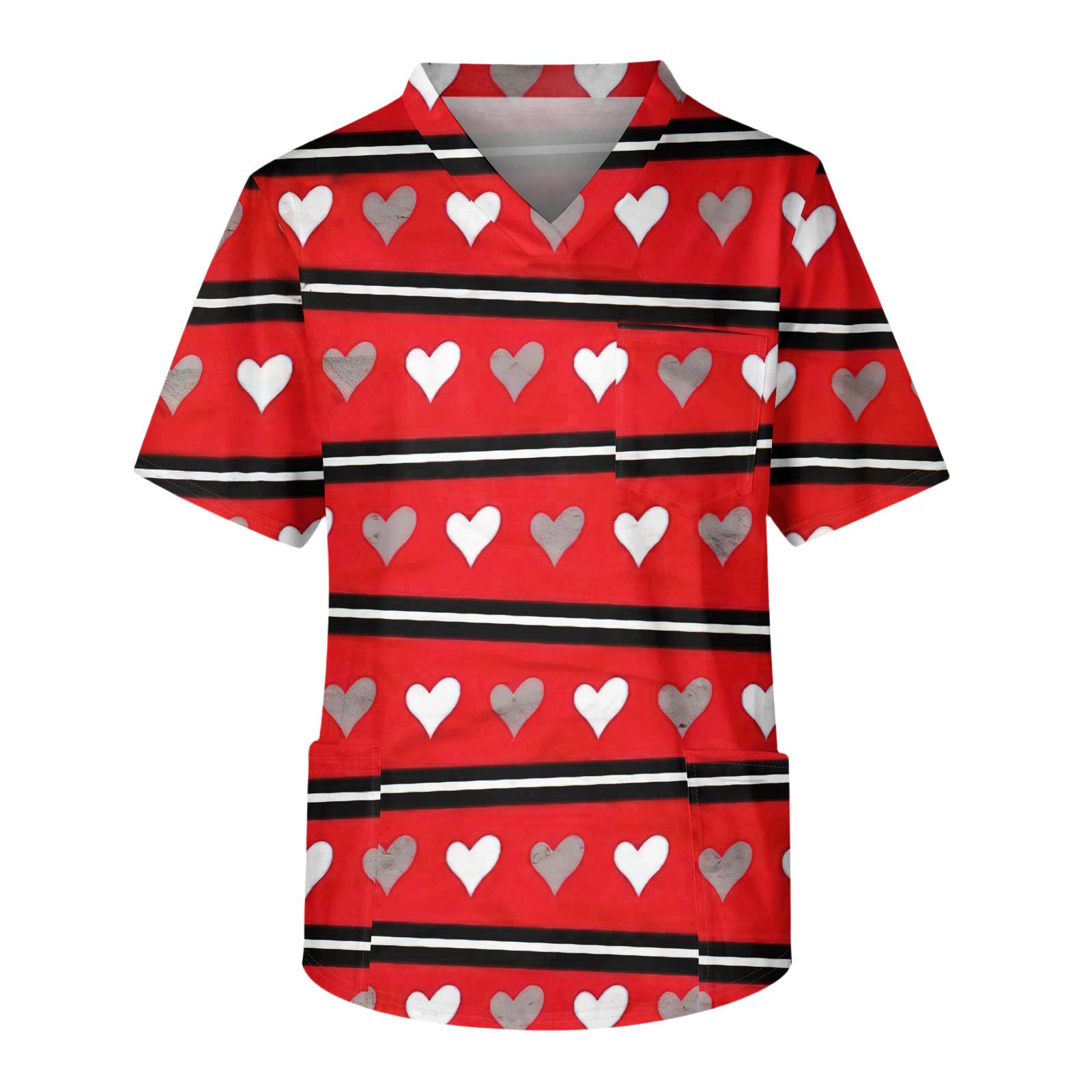 

Men s Casual Short,Sleeved V,Neck Printed Front Pocket Top XXXL