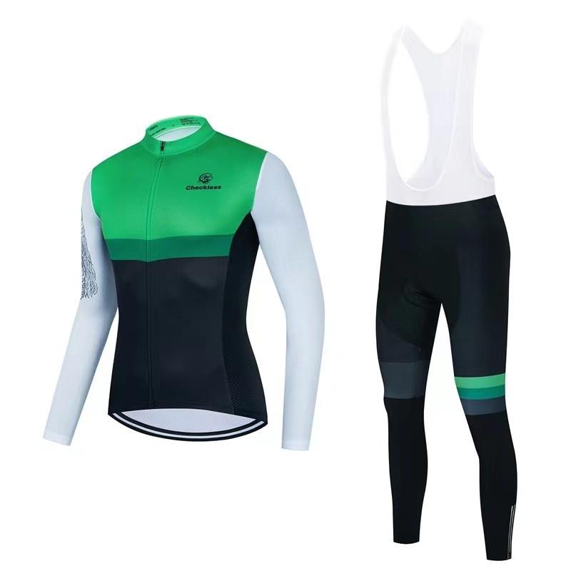 Men Women Cycling Jersey Long Sleeve Road Mountain Bike Sport Shirt Breathable Quick Dry Fall Season