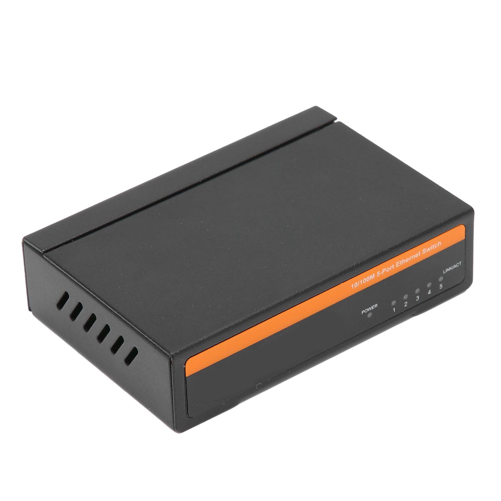 

5 Портів Ethernet Оптоволоконний Комутатор 100M TBCS4005E Підключи та працюй Стабільний Міцний Комп ютерні Мережеві Комутатори US Plug