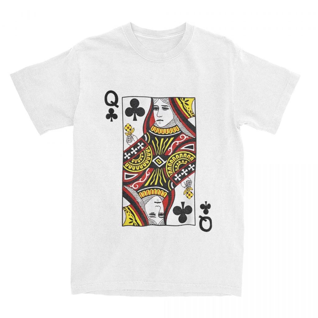 Queen Of Hearts Diamonds Club Spades Deck Of Cards Playing Cards Halloween Poker Unisex T Shirts Humor Tees TShirt Plus Size Tops