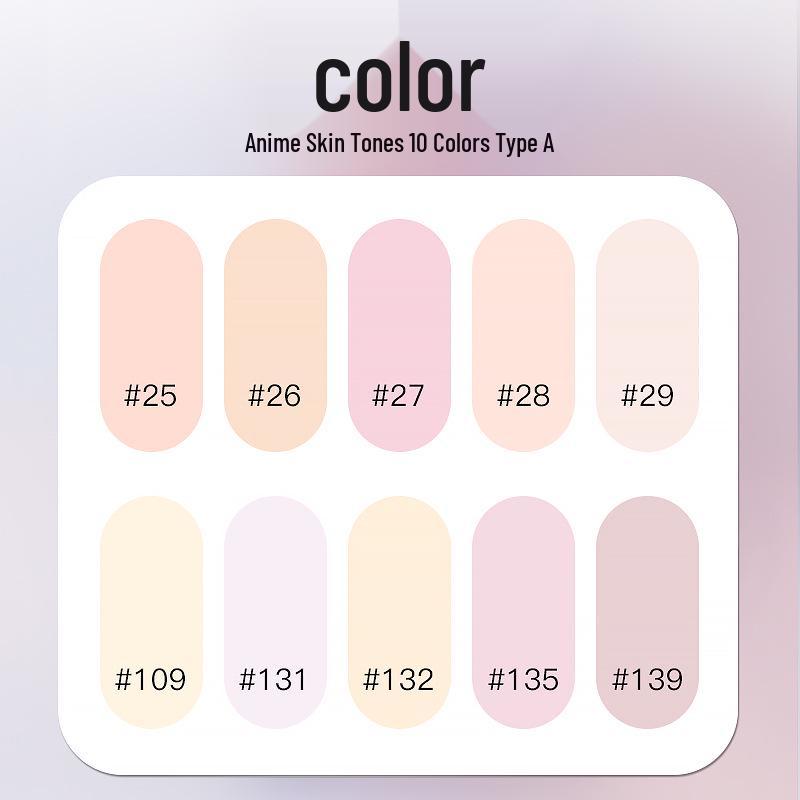 Touch Anime Skin Tone Oily Marker Pen, No. 0 Black Cool Gray, Individual Purchase, Perfect for Student Touch-Ups