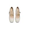 Belle Retro Fashion Mary Jane Shoes Women's 2025 Autumn New Leather Coarse Heel Tall Single Shoes