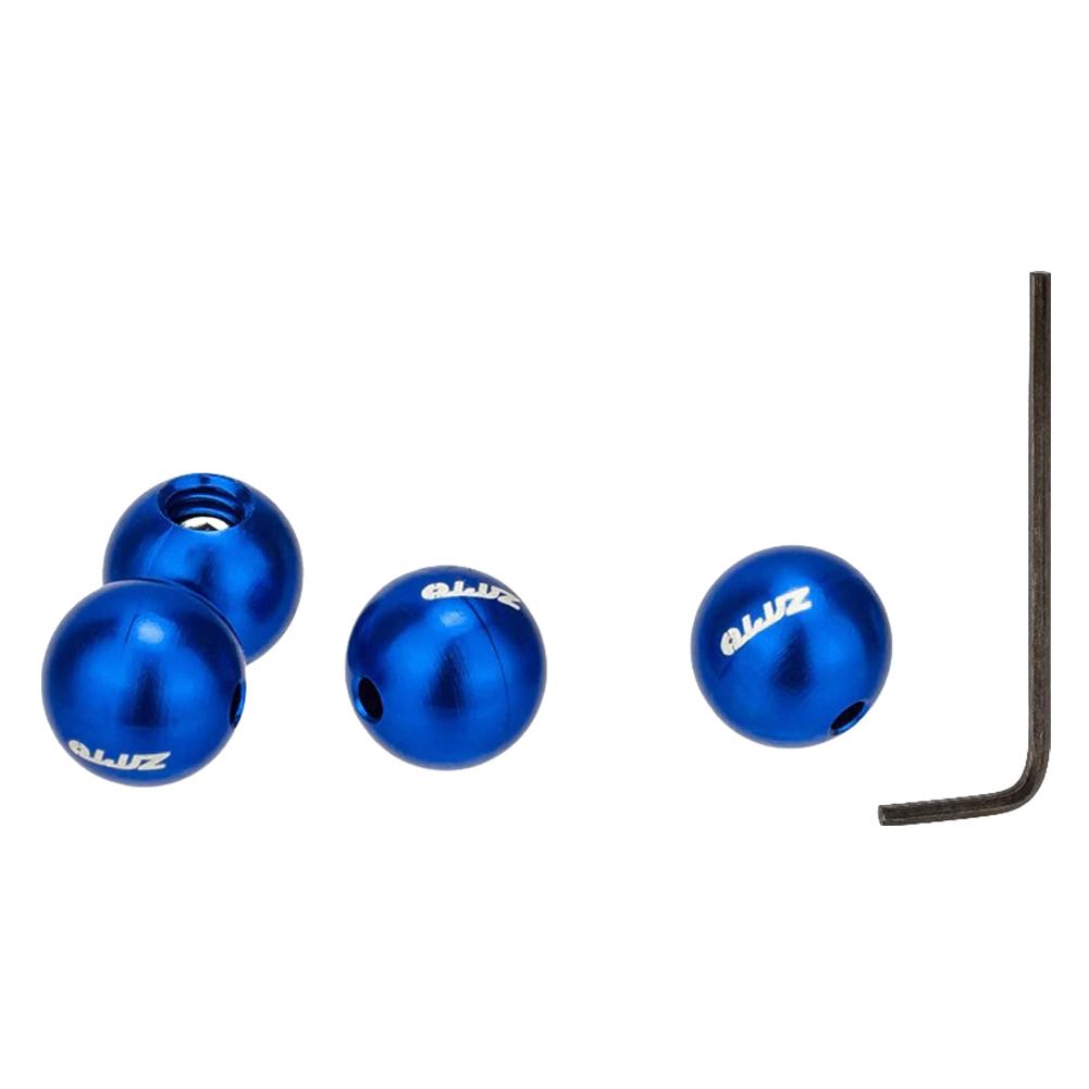 4pcs MTB Road Bike Inner Wire Ball End Caps Reusable Brake Shifter Cable Tips Screw Fixed Derailleur Crimps Bicycle Accessories