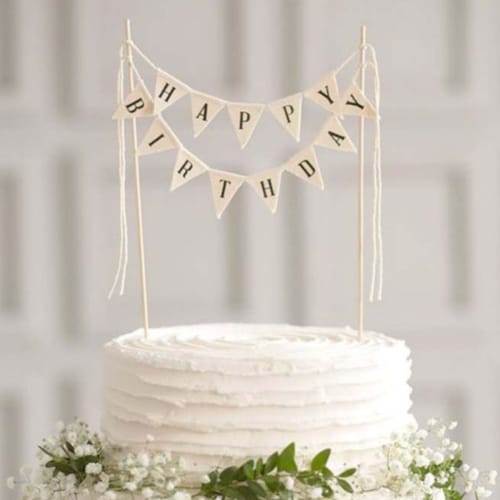 Rippem8 Cake Topper, 1st Birthday Decoration, Happy Birthday Cake Garland