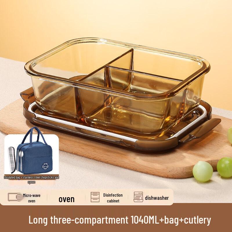 ZISIZ High Borosilicate Glass Food Container