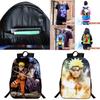 Sac à dos tendance Naruto Kakashi avec fermeture éclair lisse et matériau facile à nettoyer