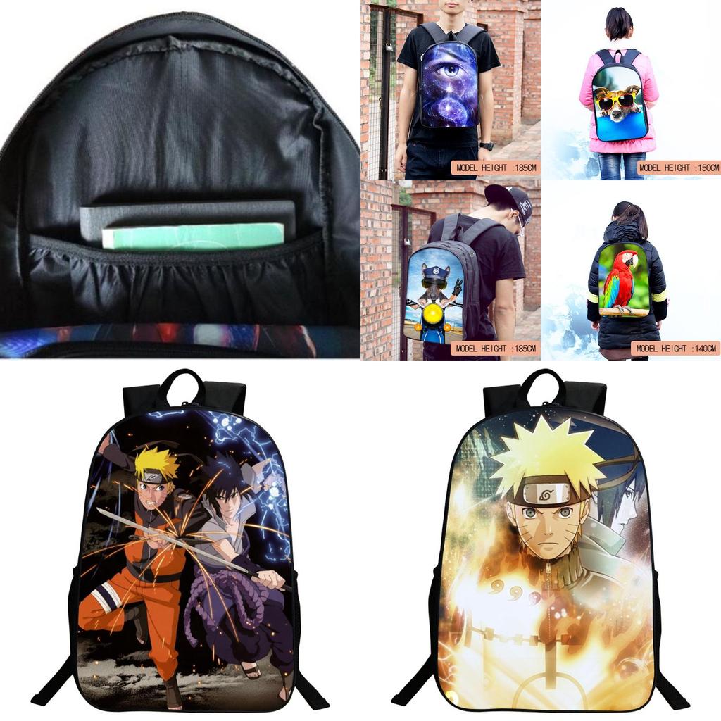 Sac à dos tendance Naruto Kakashi avec fermeture éclair lisse et matériau facile à nettoyer